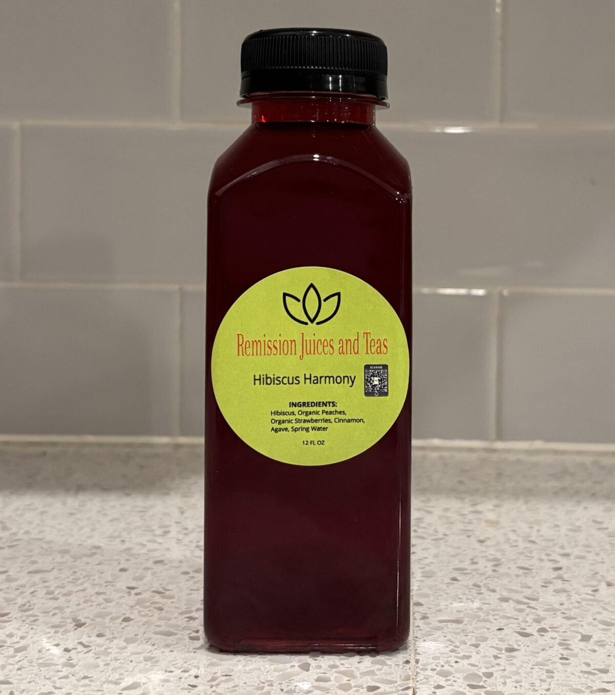 Hibiscus Harmony - Hibiscus, Cinnamon, Peaches, Strawberries, Agave, Spring Water
